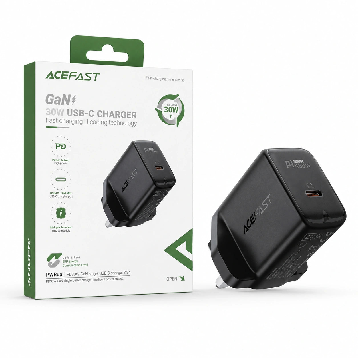 ACEFAST A24 30W GaN USB-C Fast Charger