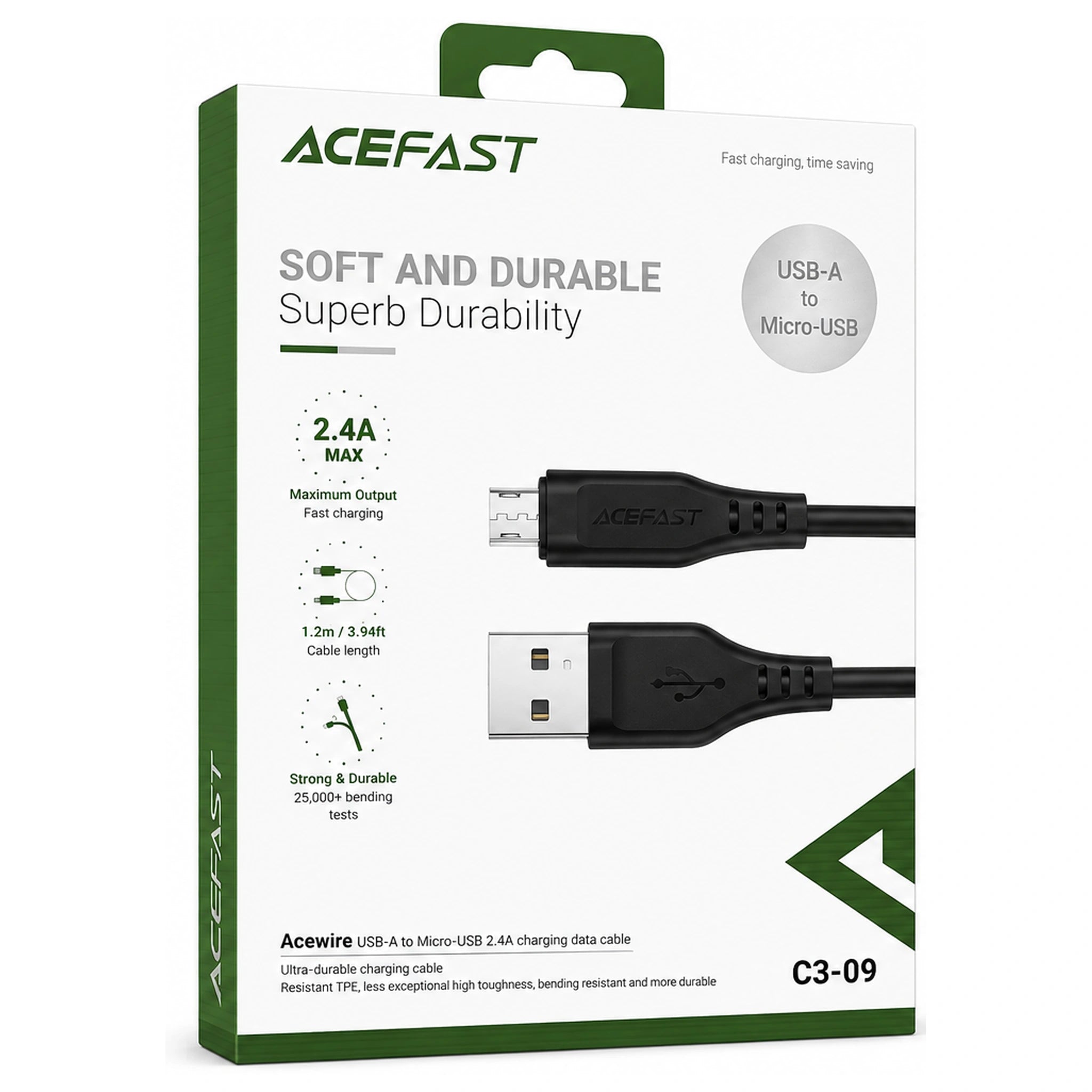 ACEFAST C3-09 USB-A to Micro-USB Cable