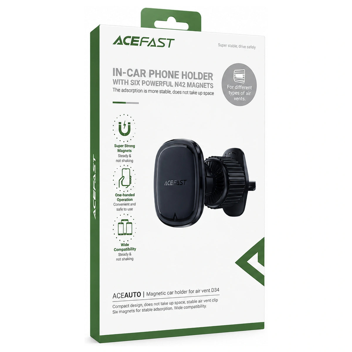 ACEFAST D34 In-Car Magnetic Phone Holder