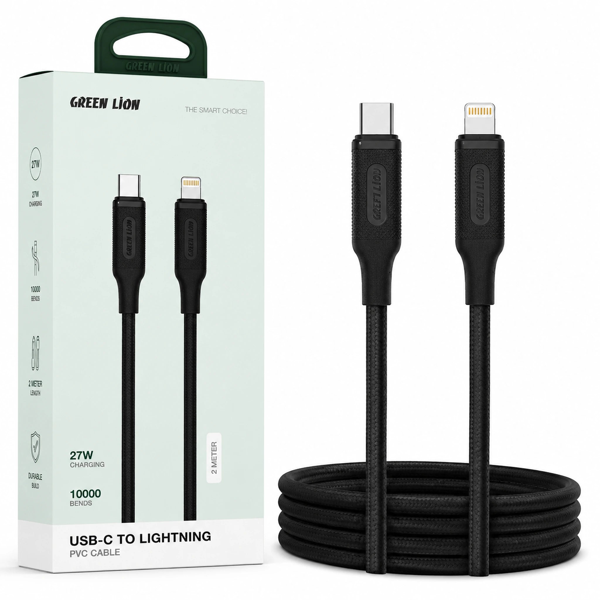 Green Lion USB-C to Lightning PVC Cable