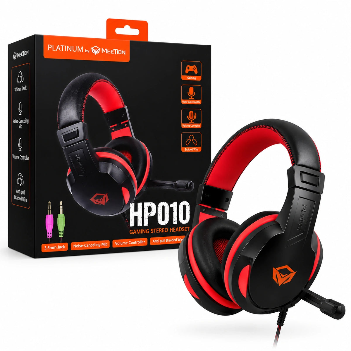 MEETION HP010 Wired Gaming Headset with Mic