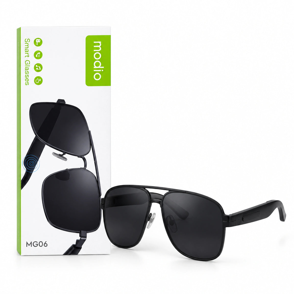 Modio Smart Glasses MG06 Bluetooth Sunglasses
