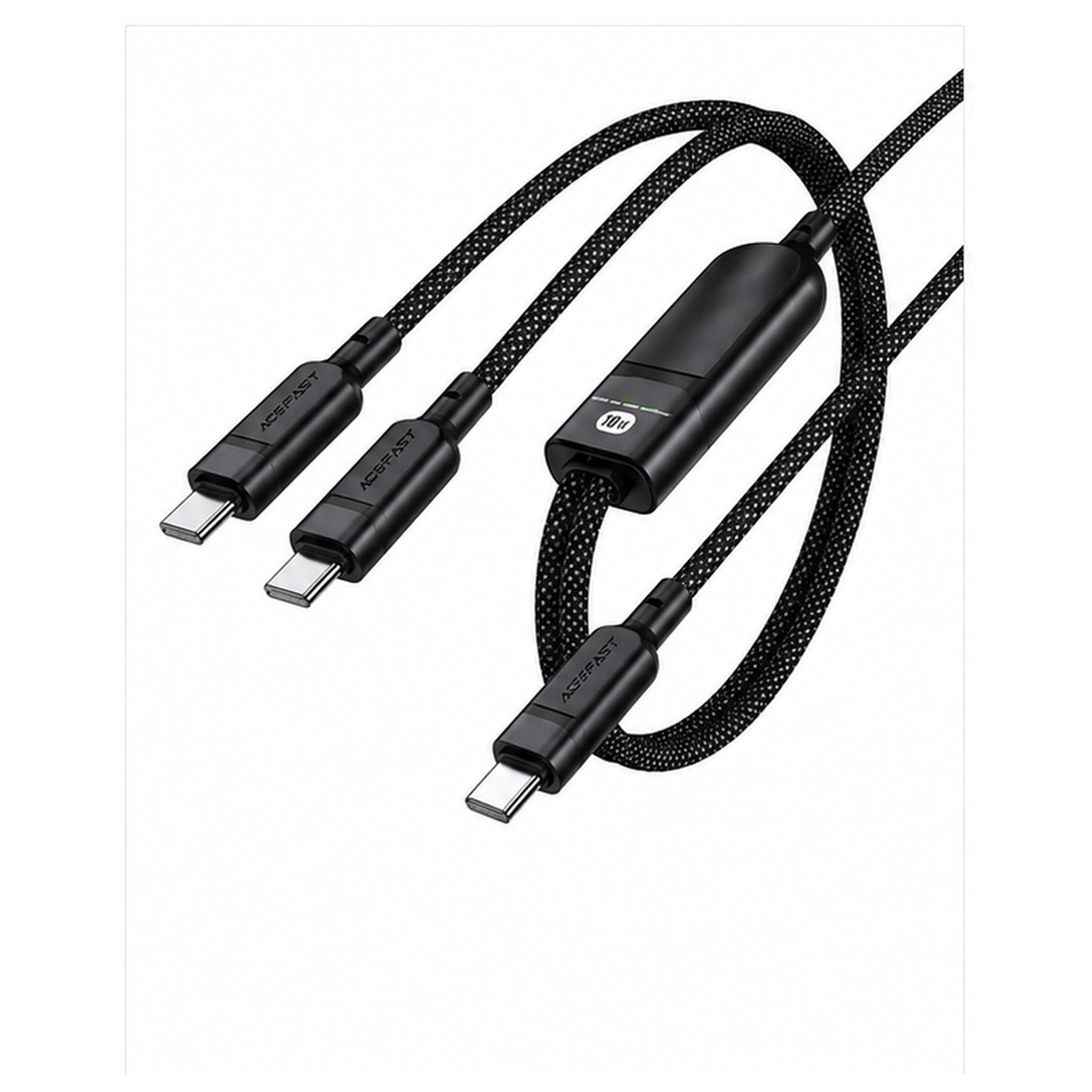 ACEFAST C5-11 USB-C to 2×USB-C 100W Fast Charging Data Cable