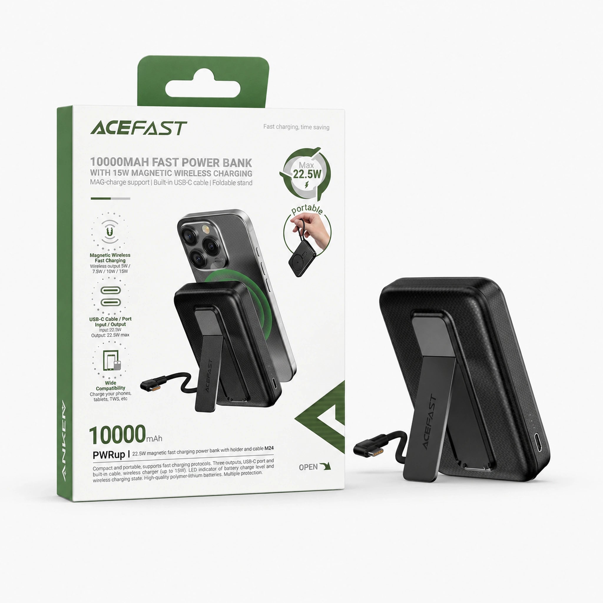 ACEFAST M24 10000mAh Magnetic Power Bank