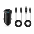 Anker Ultra-Compact Car Charger 30W 2 Ports with 2 Cables