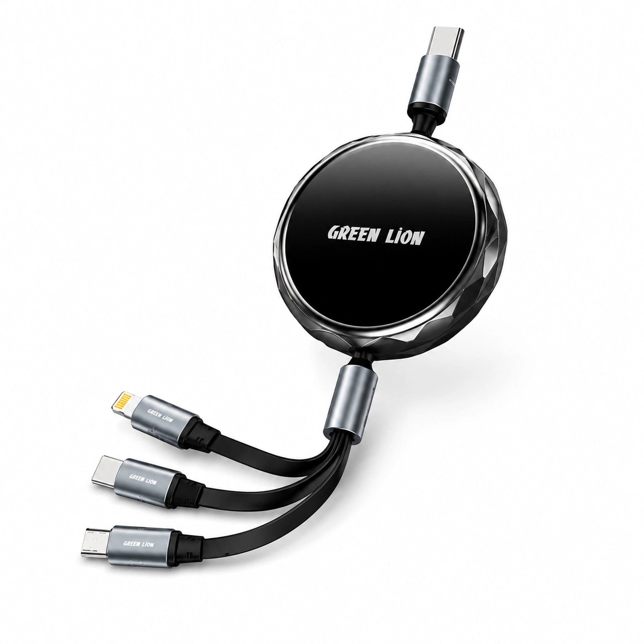 Green Lion 5 in 1 Diamond Retractable Cable