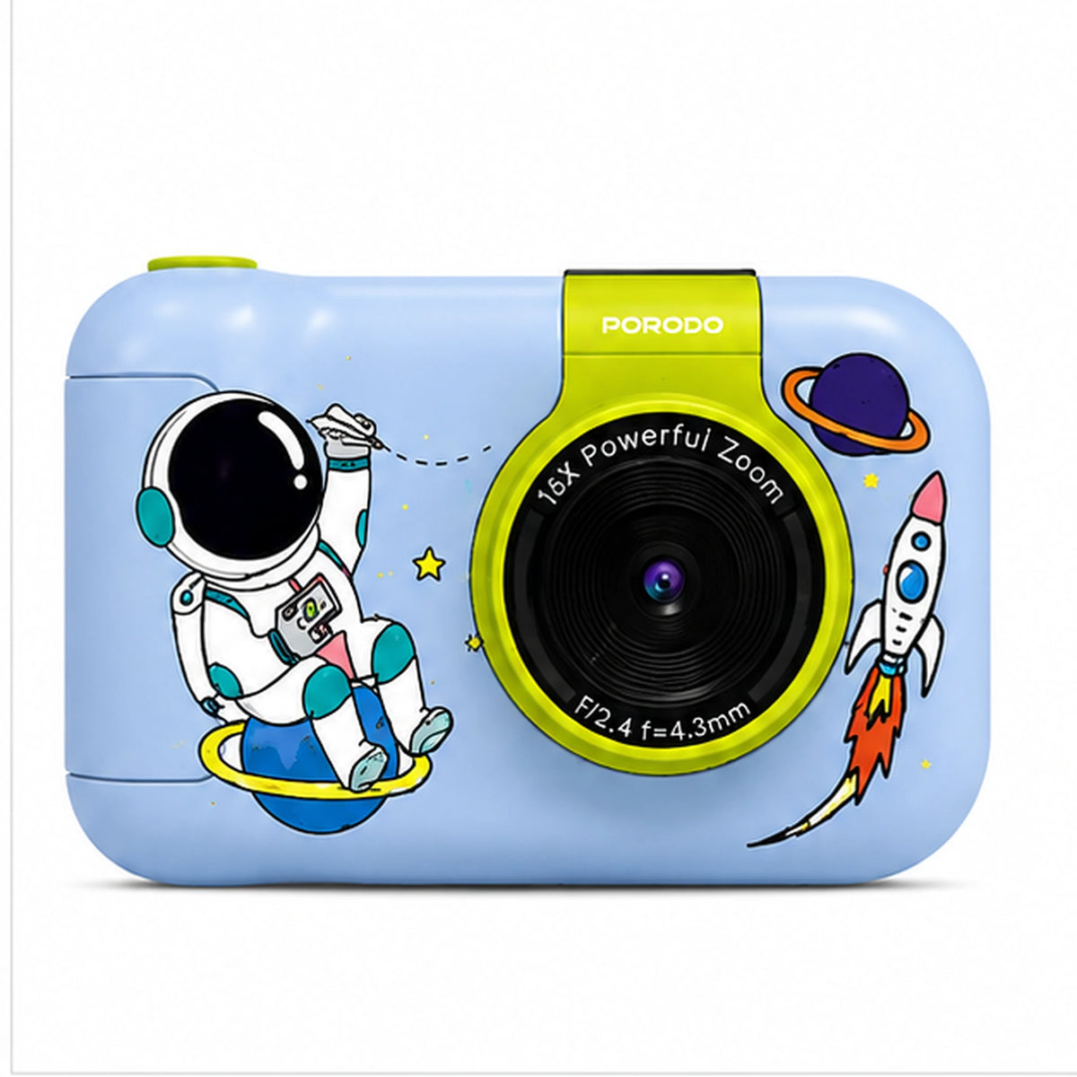 Porodo Kids Flip Digital Camera with Tripod Stand